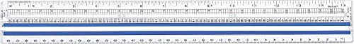 Westcott Data Processing Magnifying Ruler, Center Magnifier for One-Line Reading, Back-to-School, School Supplies, Classroom Supplies, 15-Inch