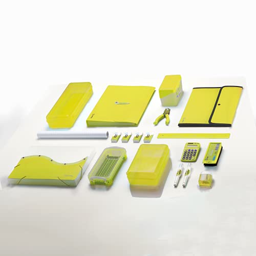 Flexible Ruler Green, 12 in (30 cm) Soft Plastic Shatter Resistant Straight Edge Ruler, Bendable Kids & Adults Ruler w/Inches & Metrics Also Available in Pink, Purple, Red, Grey, Blue, 1 Pc –By Enday - color: Green