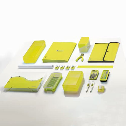 Flexible Ruler Green, 12 in (30 cm) Soft Plastic Shatter Resistant Straight Edge Ruler, Bendable Kids & Adults Ruler w/Inches & Metrics Also Available in Pink, Purple, Red, Grey, Blue, 1 Pc –By Enday - color: Green