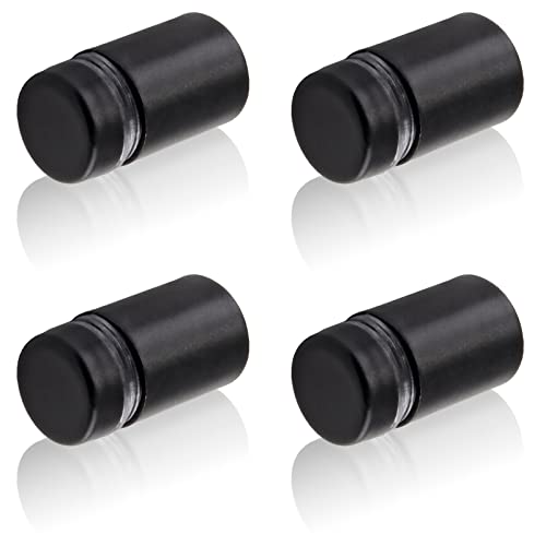 1/2" x 3/4" Sign Standoff Screws, Black Acrylic, 4 Pcs - color: Black, size: 1/2" x 3/4",4 Pcs