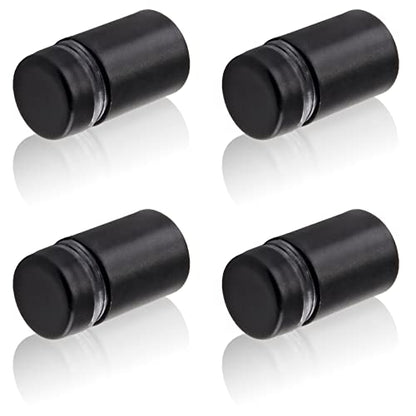 1/2" x 3/4" Sign Standoff Screws, Black Acrylic, 4 Pcs - color: Black, size: 1/2" x 3/4",4 Pcs