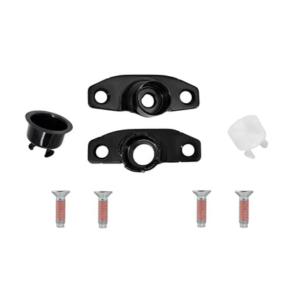 Tailgate Hinge Pair Kit, Bolts, Screws, Bushings for 2017-2024 Ford Super Duty