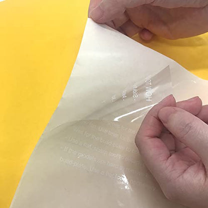 YOUSU PP Printing Surface for 3D Printer 200x200mm, Polypropylene Sheet Building Film, Easy to Install and Remove, 20pcs Pack - color: 200x200 Pp Buldsheet 25pcs, size: 200x200mm 25pcs