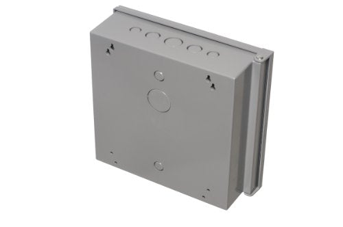 Arlington Industries EB1212BP-1 Electronic Equipment Enclosure Box with Back plate, 12 x 12 x 4-Inch, Non-Metallic, 1-Pack - style: 12 x 12 x 4