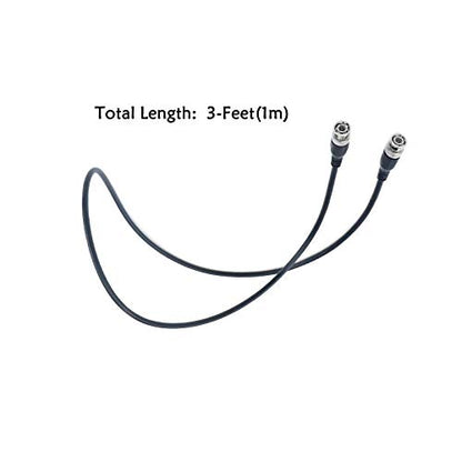 Antrader RG58 3 Feet 50-Ohm BNC Male to BNC Male Coaxial Cable Pack of 10 - size: 3 Feet, style: Male/Male