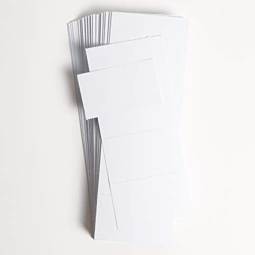 U Brands Magnetic Card Holder Paper Insert Refill, Data Cards, 3" X 1.75", White, 10 Pack - color: White, size: 3'' x 1.75''