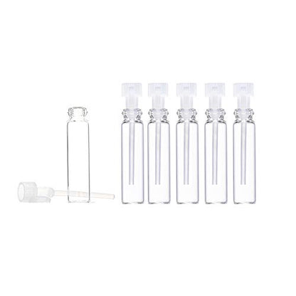 Glass Perfume Sample Bottle Vials, 100PCS, 1ml, 1/4 Dram
