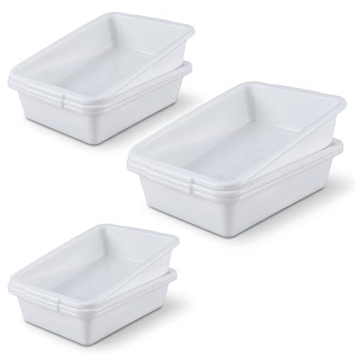 Remerry Plastic Containment Tray for Lab, 9 Pack, 3 Sizes
