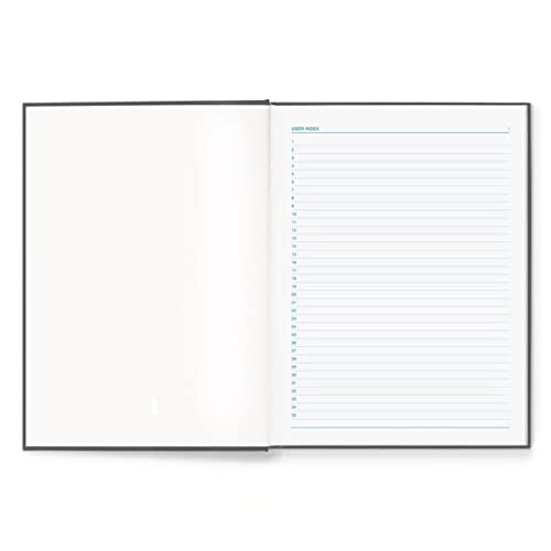 Vela Sciences Advanced E7-B Expanded Hardcover Lab Notebook, 9.25 x 11.75 in (23.5 x 30 cm), 144 Pages, Permanent Bound, 70lb Heavyweight Paper (1-Pack, Grid)