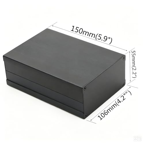 Aluminum Enclosure Project Box PCB Board Case 2.2 x 4.2 x 5.9 inch