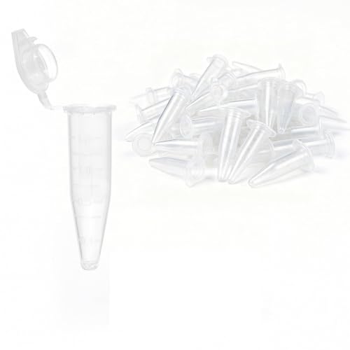 500pcs 1.5ml Microcentrifuge Tubes with Snap Caps