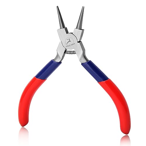 Round Nose Pliers Wire Jewelry Making Tools Micro Round Pliers With Spring For Jewelry Repair Wire Wrapping Beading And Crafts - style: Round Nose Pliers