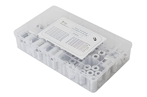 Aluminum Spacer Standoff Bushing Assortment Kit 3/4" OD x 5/16" ID (139 pcs)