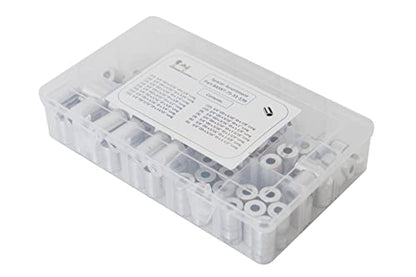 Aluminum Spacer Standoff Bushing Assortment Kit 3/4" OD x 5/16" ID (139 pcs)