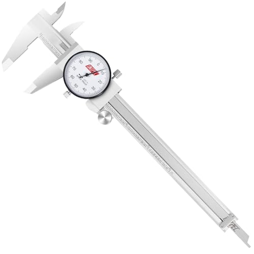 6 inch Dial Caliper, 0.001" Resolution - size: 0-6"