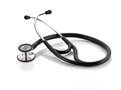 ADC Adscope 601 Convertible Cardiology Stethoscope, AFD Tunable Technology - color: Mirror Black