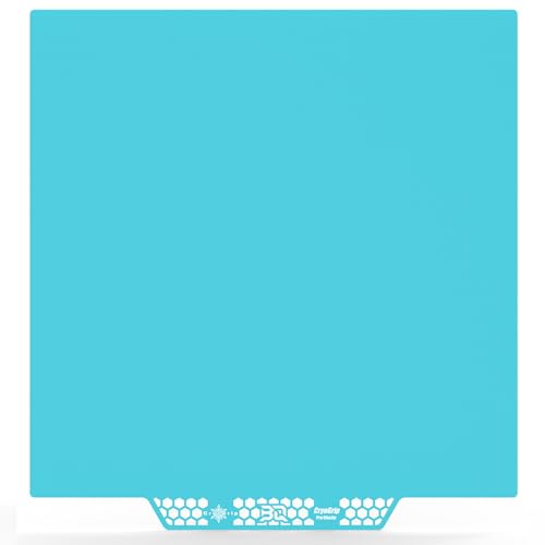 BIQU CryoGrip Pro Glacier Build Plate for Voron 300 Qidi Plus 4 3D Printers - color: Glacier-Blue, size: 300*300MM, style: Glacier