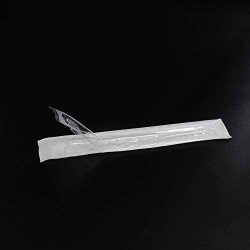 ULAB 100 Pcs Sterile Transfer Pipettes, Individual Peel-Pack, Vol. 5ml, 2ml Graduation Interval, 155mm Long, Low-Density Polyethylene Material, UTP1013 - style: Vol.5ml, 100pcs, Individual Peel-Pack
