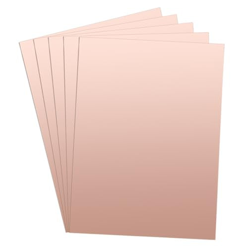 uxcell 5pcs 200x150mm Double Sided Copper Clad Laminate PCB Circuit Board FR4 1mm Thickness DIY Prototyping PCB Board - size: 200mmx150mmx1mm