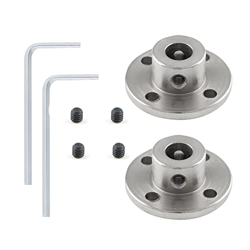 8mm Flange Shaft Coupling, 4 PCS - size: 8mm, style: 4PC