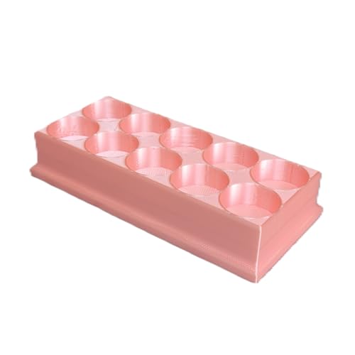 Znet3D Eye Drop Bottles Organizer & Storage – 10-Slot Holder (Pink) - color: Pink