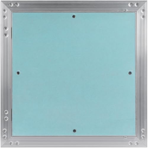 12" x 12" Drywall Access Panel – Aluminum Frame Gypsum Hatch Access Panel for Drywall - Ceiling Inspection Door – Wall Access Panel for Plumbing, Electrical, Utility & Ventilation Access - size: 12 x 12