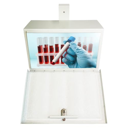 Over-the-Door Specimen Drop Box with Key Lock