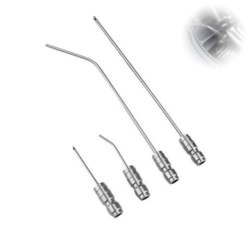 Pressure Washer Needle Nozzle Kit,4 Pack Stainless Steel Flush Wand Tips