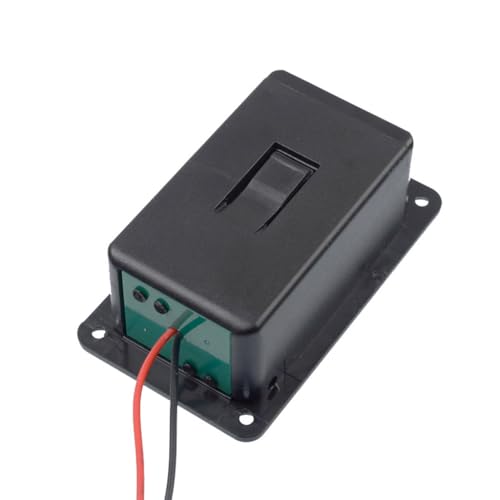 9V Battery Box with Switch Leads Battery Box Suitable for Pickups Basses - size: 69x41x25mm