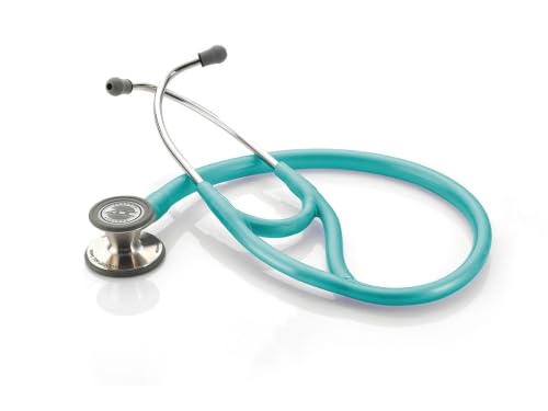 ADC Adscope 601 Convertible Cardiology Stethoscope, AFD Tunable Technology - color: Metallic Caribbean