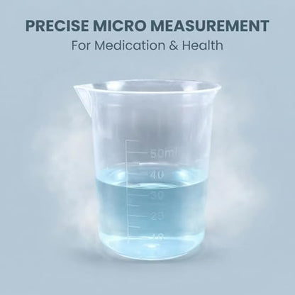 6 Pack 50ml Plastic Measuring Cup - size: 50ml