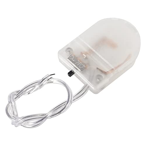 10pcs CR2032 Battery Holder Coin Cell Battery Holders 1x CR2032 Battery Holder Battery Storage Boxes Cover with On ON-Off Switch Socket Container Transparent - size: Transparent-10pcs