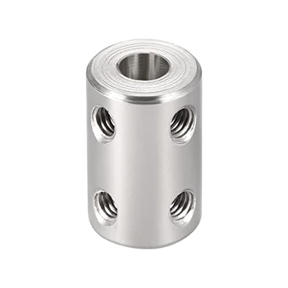 uxcell 6mm to 6mm Bore Rigid Coupling Set Screw L22XD14 Stainless Steel,Shaft Coupler Connector for RC Airplane Boat, Motor Accessories