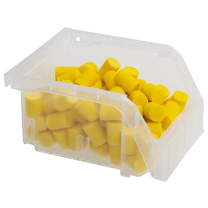 ReadySpace Extra-Small Stackable Plastic Storage Bins, 12-Pack, Clear - color: Clear, size: Extra-Small, 12-Pack
