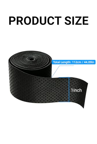 6 PCS Car Steering Wheel Wrap, 3.6FT Absorb Sweat Grip Tape, Black