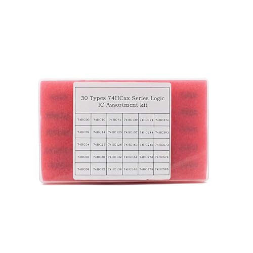 30 Types 74HCxx Logic IC Assortment Kit, DIP TTL CMOS Logic Gates