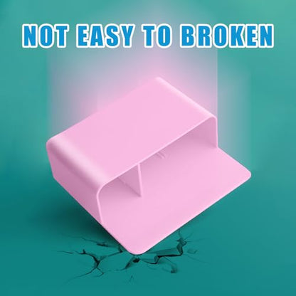 noonebutyou 2 Pcs Magnetic Marker Holder Dry Erase Marker Holder Wall Mount Self Adhesive Pen Holder Magnetic Marker Cup Holders for Whiteboard, Fridge, Home Office School (Pink) - color: Pink