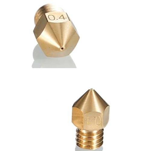 16Pcs Ender 3 Nozzles 0.4mm, MK8 Extruder Nozzles 0.4mm Compatible for Creality Ender 3 v2/Ender 3 Pro/Ender 3 Max/Ender 5 Pro/Ender 3 S1/Ender 3 Neo/CR-10 Series 3D Printer Brass Nozzles, - style: 16Pcs MK8 Nozzle 0.4mm
