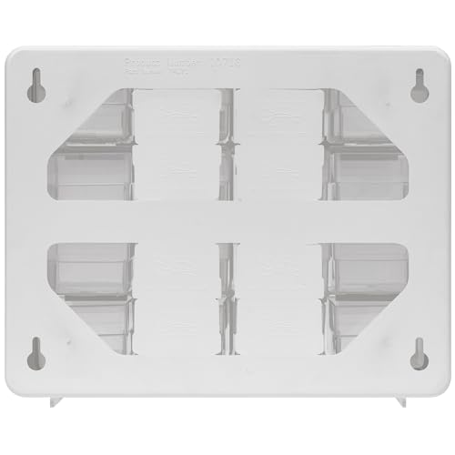 Akro-Mils 16-Drawer Plastic Storage Cabinet, 10.5"W x 6.5"D x 8.5"H, White - color: White, size: 16 Drawer, style: 1 Pack
