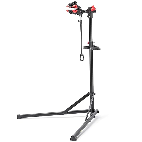 CXWXC Bike Repair Stand - Bike Stand For Maintenance Workstand - color: B: Black Red
