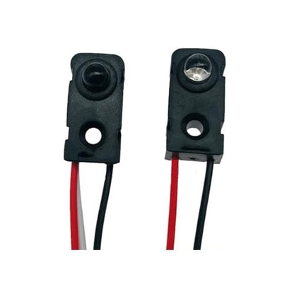 IR Break Beam Sensor 3MM LEDs Counting Module Split Through-Beam Photoelectric Switch (50cm Projection Distance) - style: 50cm Projection Distance