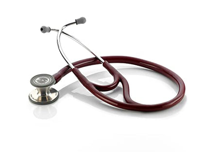 ADC Adscope 601 Convertible Cardiology Stethoscope, AFD Tunable Technology - color: Burgundy