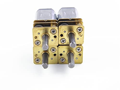 CHANCS Variable Speed Motor N20 DC 6V 70RPM Shaft Length 10mm Gearbox Micro Electric Motor with Torque Geared for Electronic Toys Mechanical Arms - size: 70RPM, style: 1PC