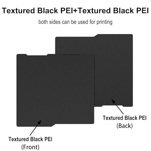 256x268mm Textured PEI Build Plate for Kobra 3 Combo/Kobra 3 V2 Combo - size: 256x268MM