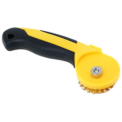 45mm Rotary Cutter for Fabric, 10PCS Titanium & Pinking Blades - color: color05