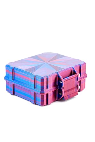 20 Slot 3 ml Vial Case| Medium Organizer| Organizer for GLP-1, Peptides, Research - color: Black