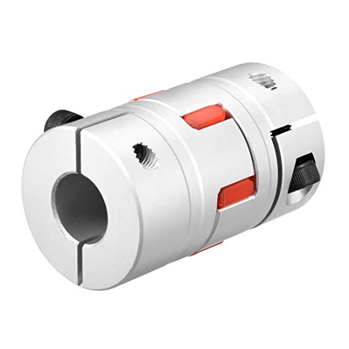 uxcell Shaft Coupling 17mm to 17mm Bore L66 x D40 Flexible Coupler Joint for Servo Stepped Motor - size: L66xD40 17mm to 17mm