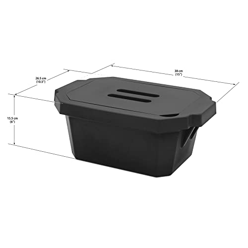 SP BEL-ART Magic Touch 2 HIGH Performance Black ICE PAN; 4.0 Liter MIDI Model, with LID (M16807-4102) - color: Black, size: 4 L Pan