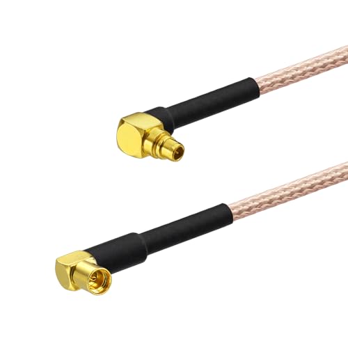 BINGFU MMCX Male to Female RG-178 Coaxial Jumper Cord RF Pigtail Cable for RF Applications Base Station SDR Radios Wireless Network Antenna