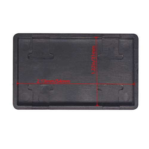 Zulkit 5Pcs Project Boxes ABS Plastic Electrical Project Case Power Junction Box Black 2.28 x 1.38 x 0.59 inch (58 x 35 x 15 mm) - color: 5 PCS, size: 2.28" x 1.38" x 0.59"